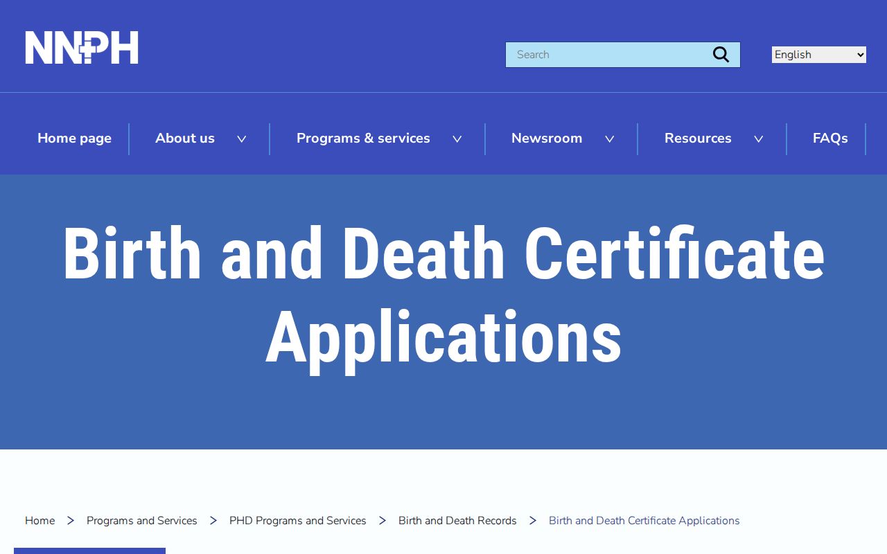 Sun Valley vital records applications for Washoe birth and death certificates